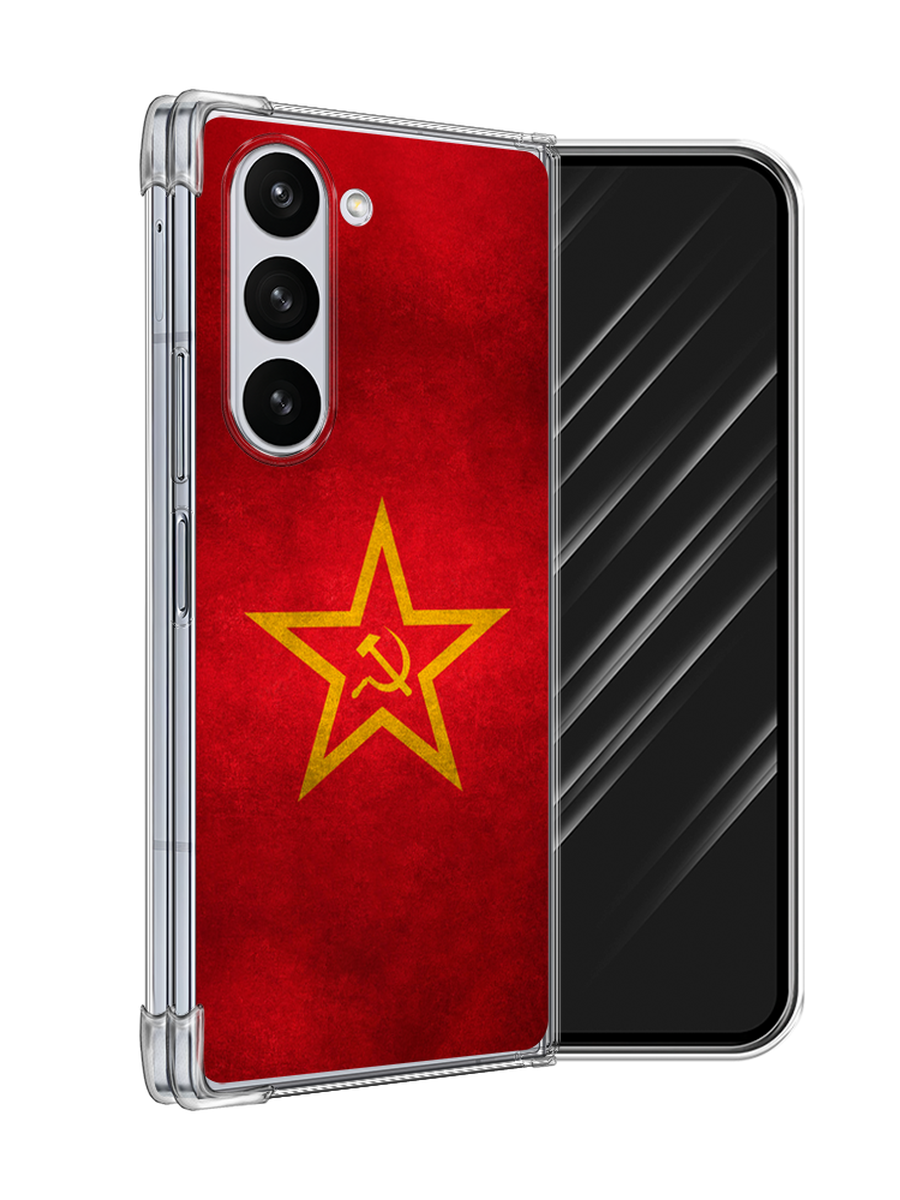 

Чехол Awog на Samsung Galaxy Z Fold 6 "Красное знамя", Желтый;красный, 2109850-1