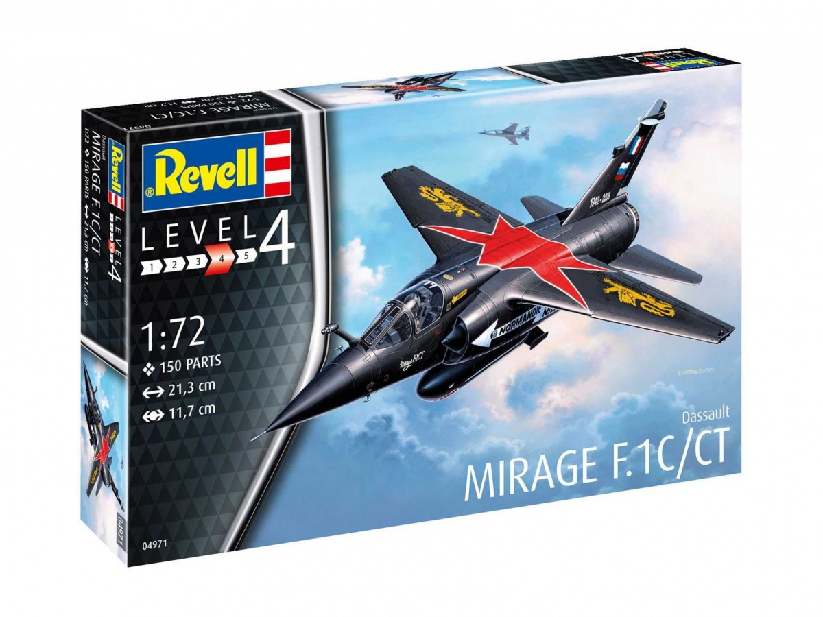 фото Набор лёгкий многоцелевой истребитель дассо мираж f.1c revell