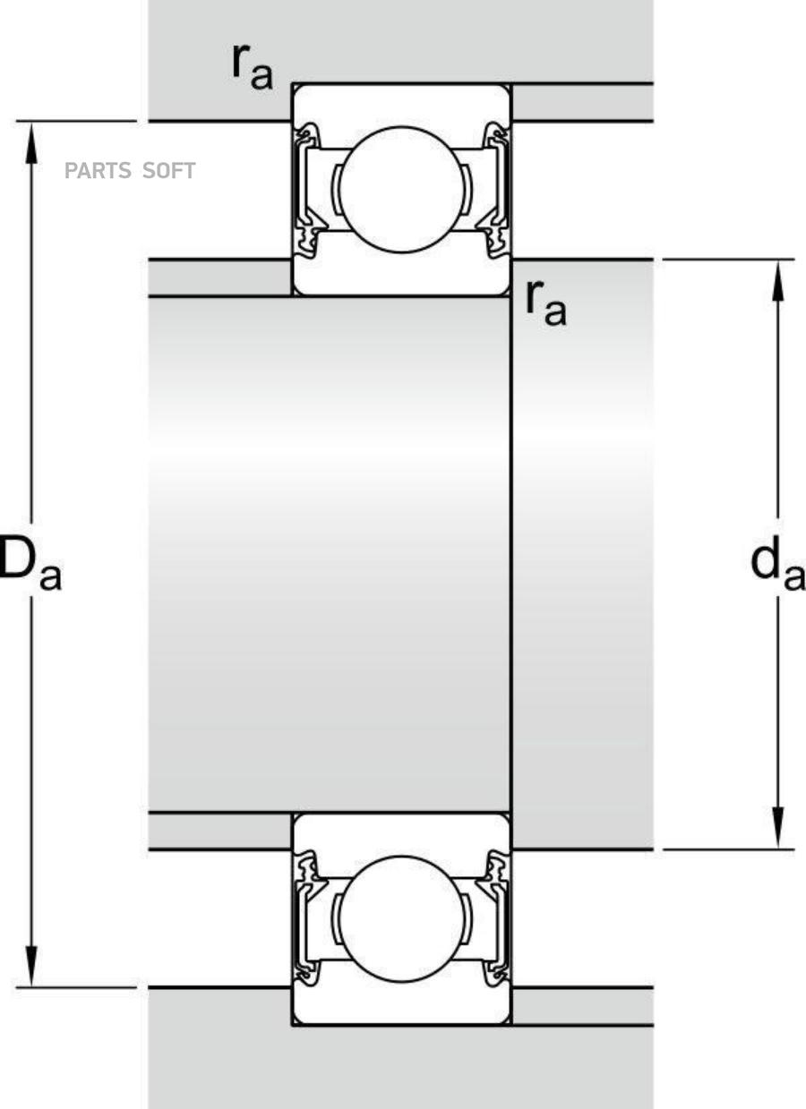 

Подшипник Генератора Fag 6301.2rsr.C3 Fag арт. 6301.2RSR.C3