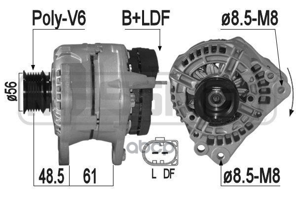 

Генератор ERA для Skoda Octavia/Volkwagen Bora, Golf IV 70a 209215, 209215