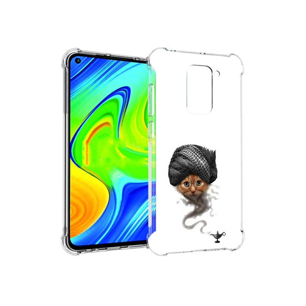 Чехол MyPads Tocco для Xiaomi Redmi Note 9 кот джин (PT150805.258.398)