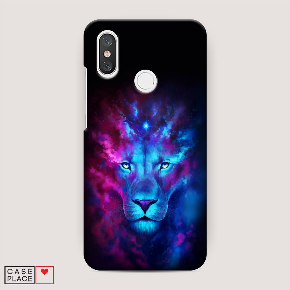 

Пластиковый чехол "Космический лев" на Xiaomi Mi 8, 33520-1