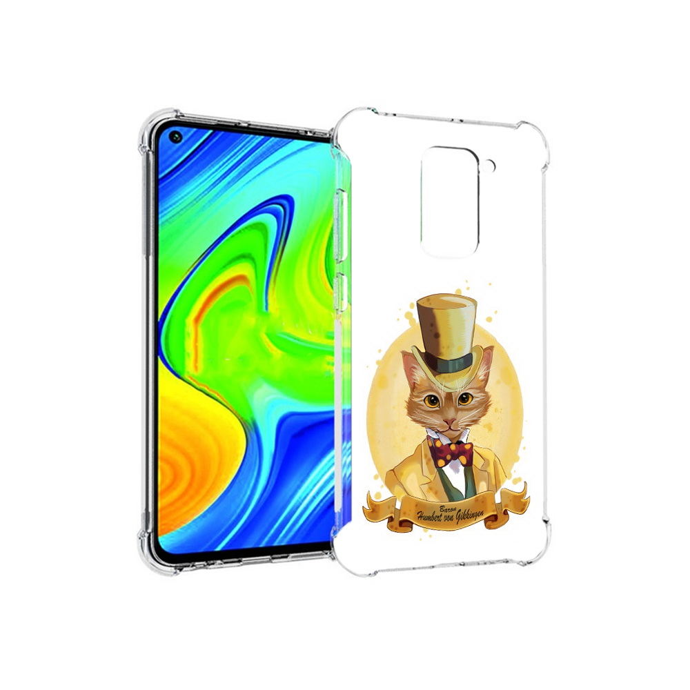 

Чехол MyPads Tocco для Xiaomi Redmi Note 9 кот юрист (PT150805.258.401), Прозрачный, Tocco