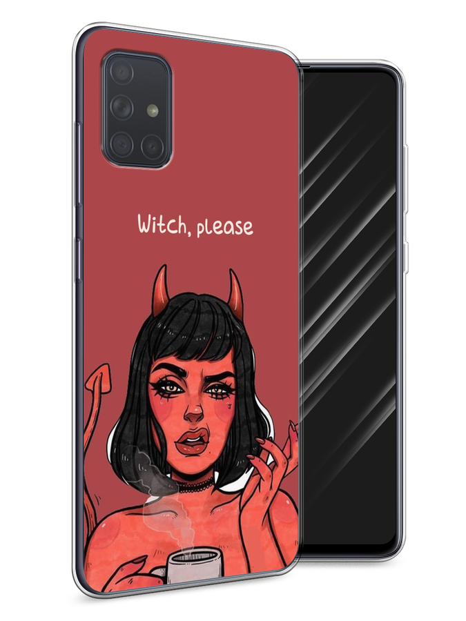 

Чехол Awog на Samsung Galaxy A71 "Evil Girl", Разноцветный, 29050-6