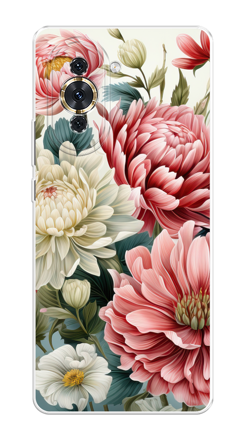 

Чехол на Huawei Nova 10 "Садовые цветы рисунок", Розовый;зеленый;белый, 6108950-1