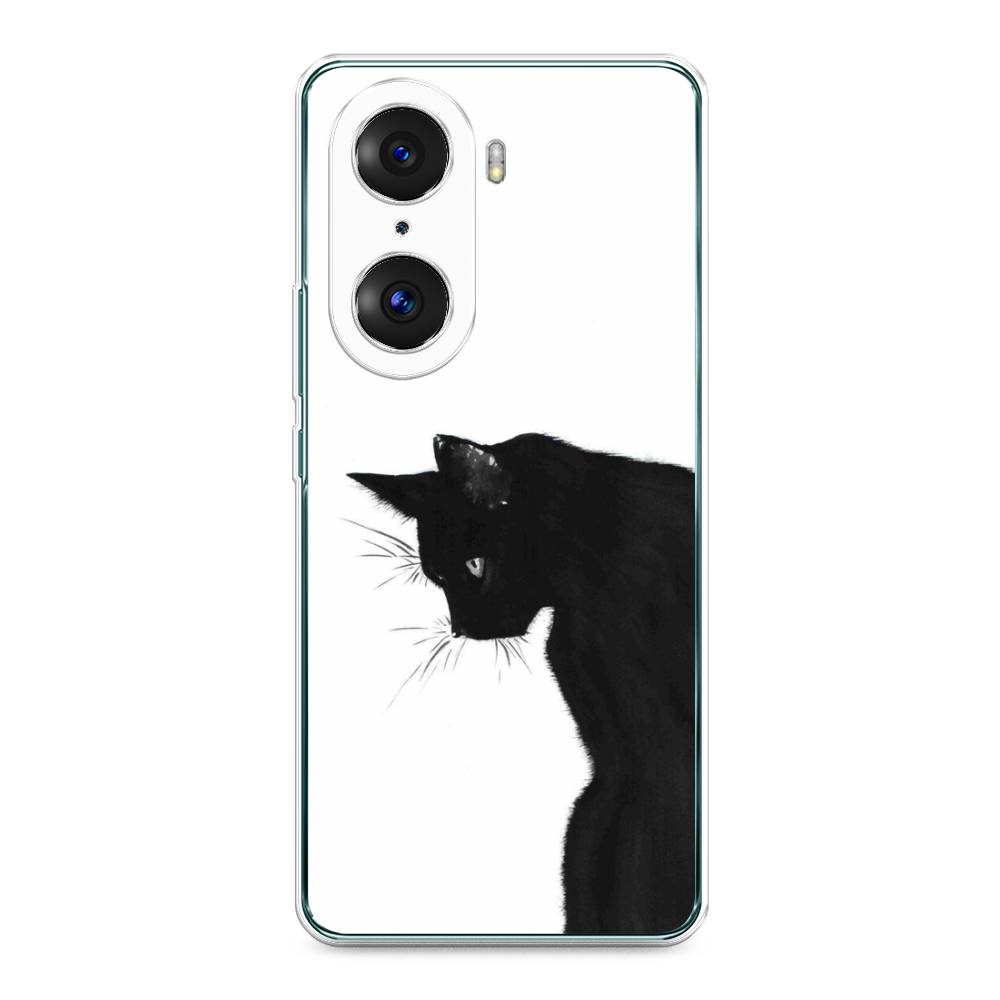 

Чехол Awog на Honor 60 Pro "Black cat", Разноцветный, 6106750-1