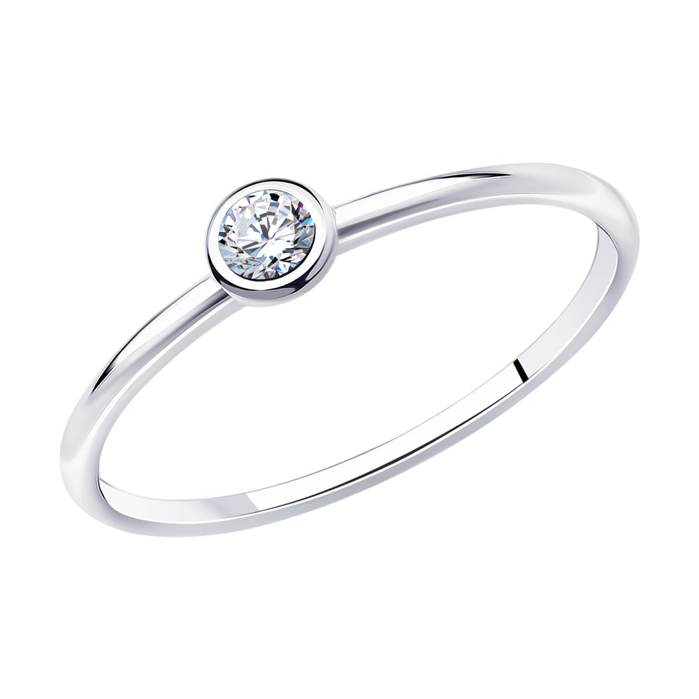 

Кольцо из серебра р. 18 SOKOLOV 94010630, фианит, 94010630