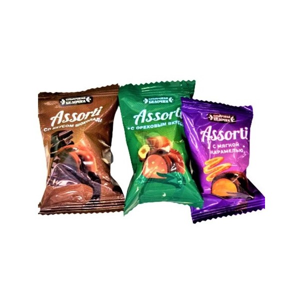 

Конфеты Сибирская белочка Assorti 200 г