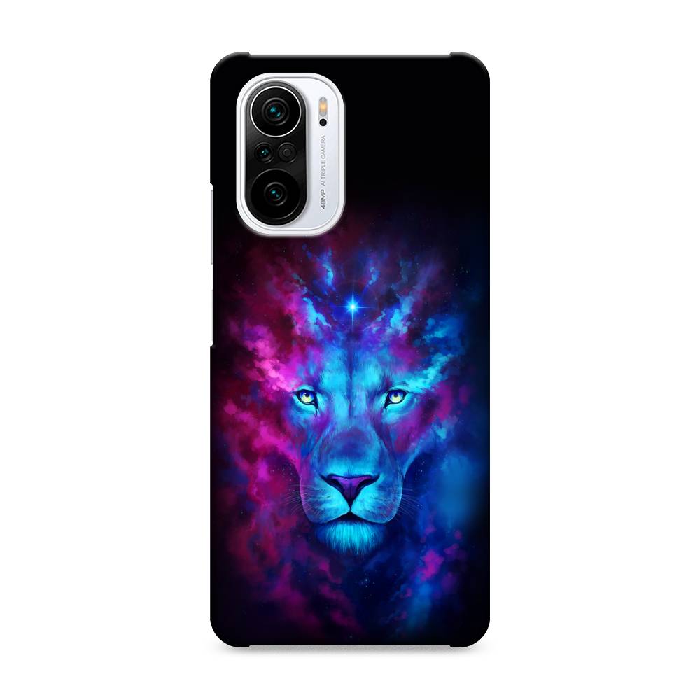 

Пластиковый чехол "Космический лев" на Xiaomi Poco F3, 310120-1