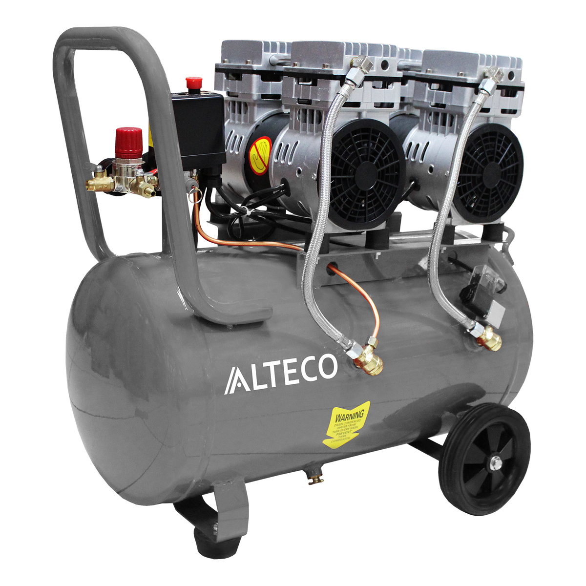 фото Безмасляный компрессор alteco 50 l, арт. 17831 nobrand