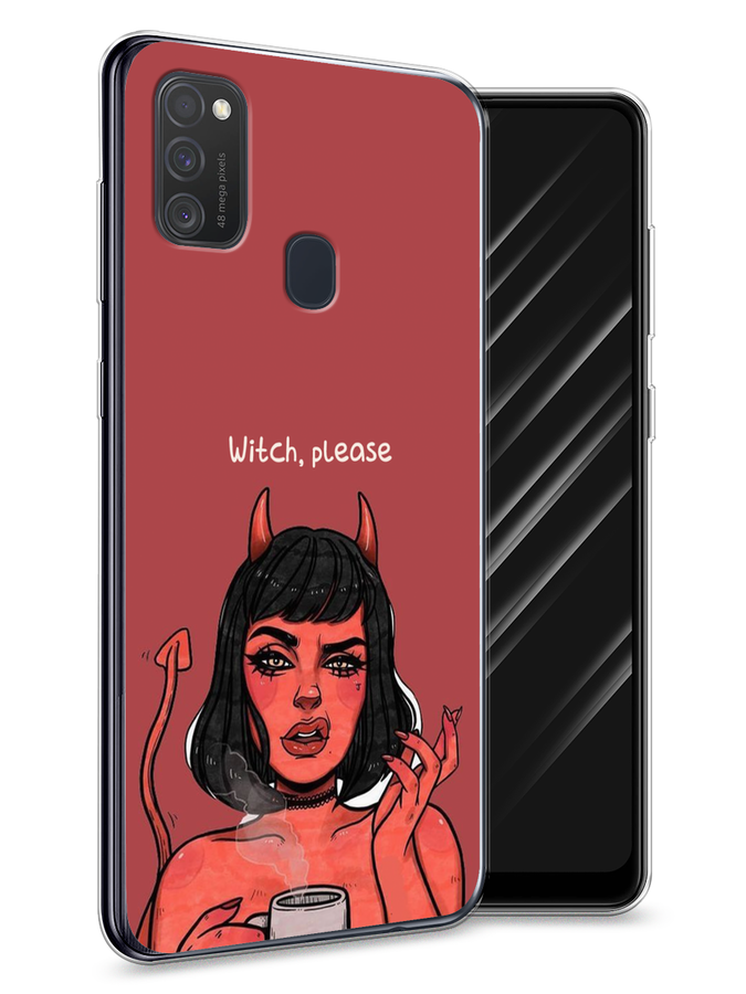 

Чехол Awog на Samsung Galaxy M21 "Evil Girl", Разноцветный, 29750-6