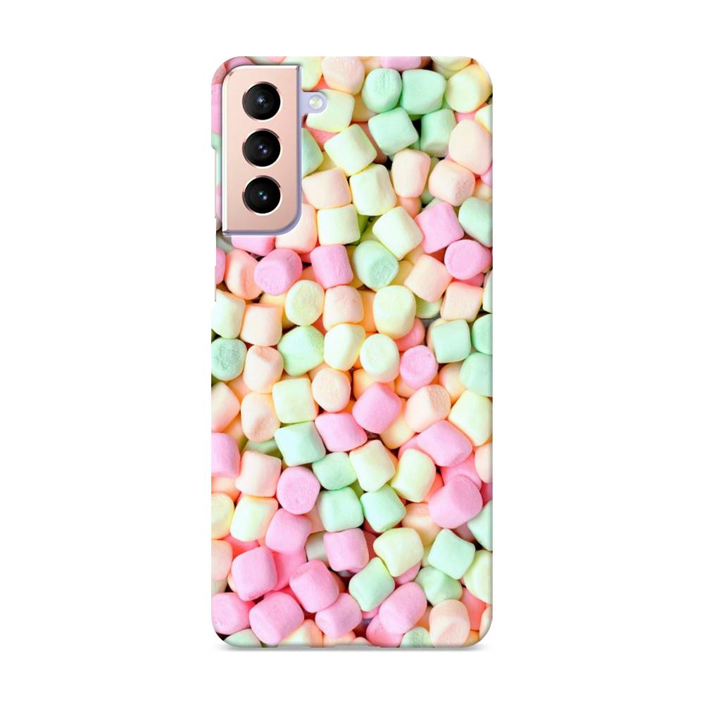 фото Пластиковый чехол "marshmallows" на samsung galaxy s21 + awog