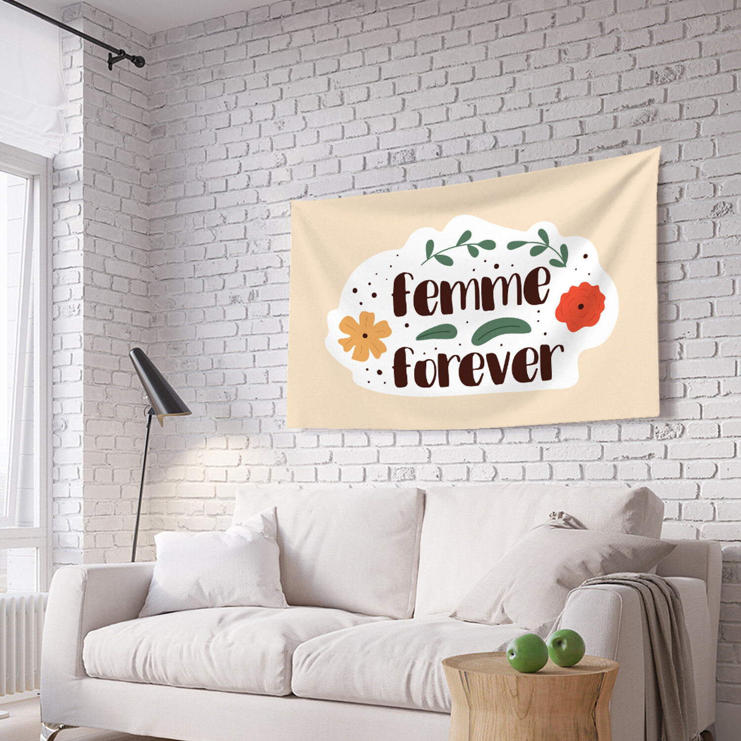 

Горизонтальное фотопанно на стену Femme forever из ткани 100х150 см, Femme forever