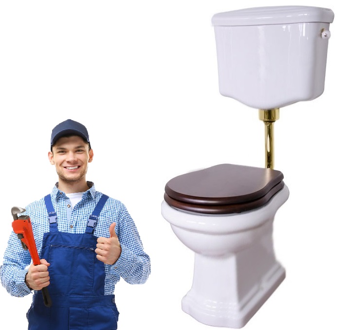 фото Установка унитаза со средним бачком nobrand