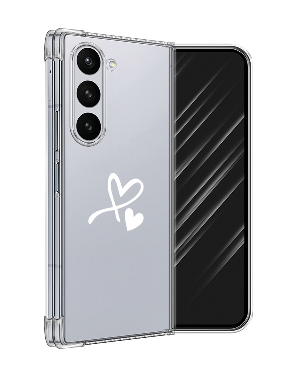 

Чехол Awog на Samsung Galaxy Z Fold 6 "Сердечко минимализм", Белый, 2109850-1