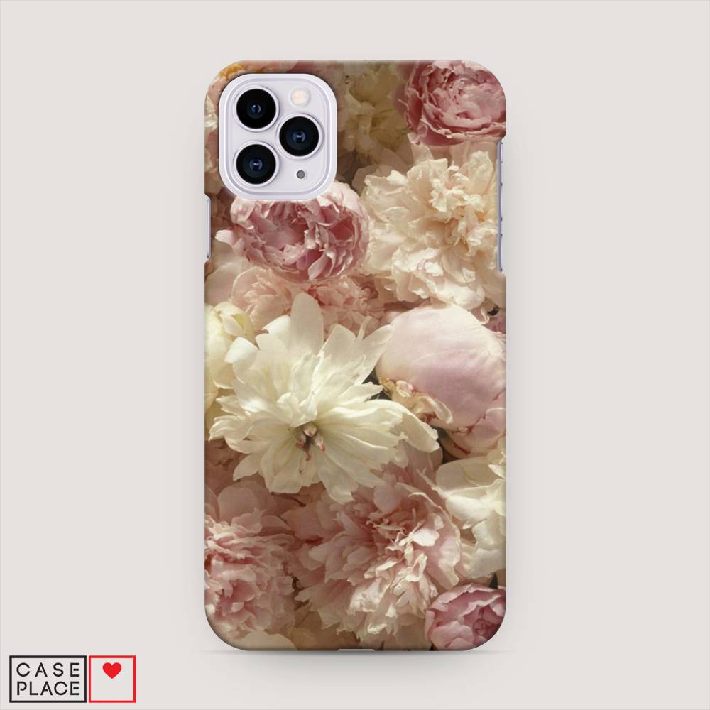 

Пластиковый чехол "Пионы светлые" на Apple iPhone 11 Pro Max, 12220-6