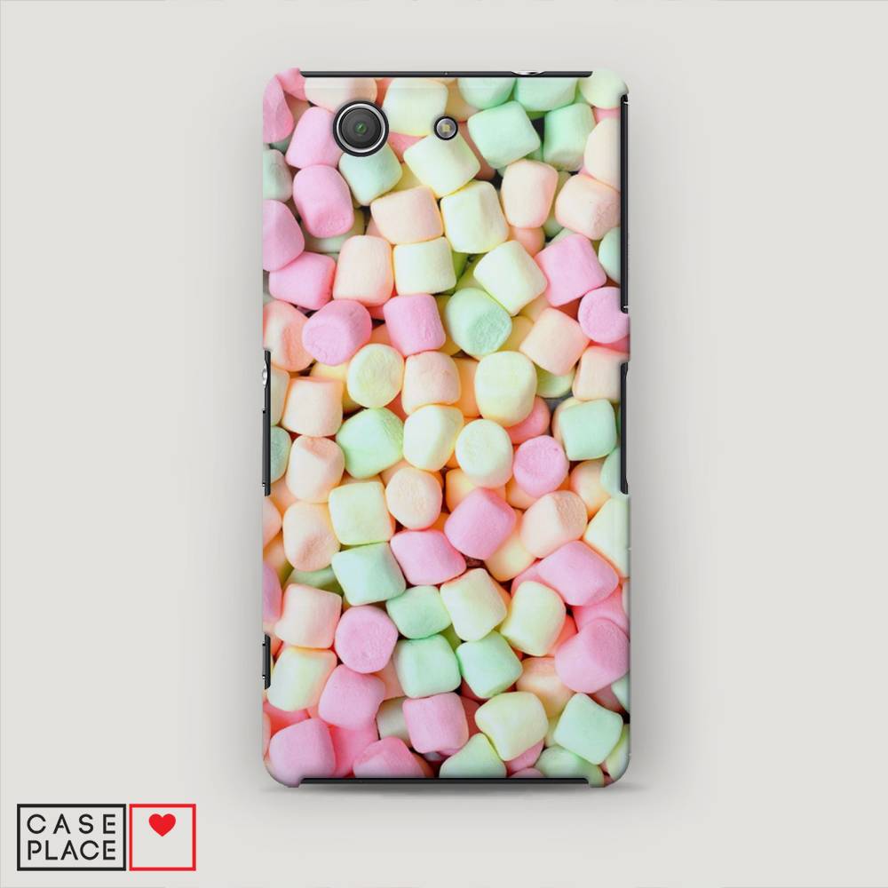 фото Пластиковый чехол "marshmallows" на sony xperia z3 compact awog