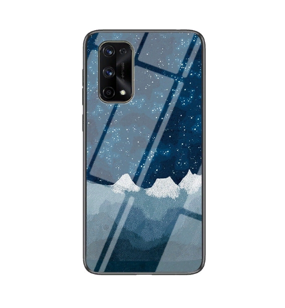 

Чехол-бампер MyPads для Realme 8/ Realme 8 Pro «тематика Снежные горы», Разноцветный