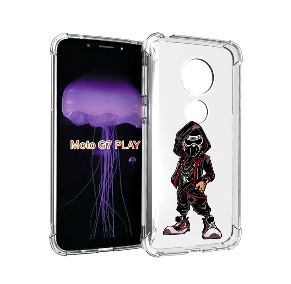 

Чехол MyPads крутой-ниндзя для Motorola Moto G7 Play, Прозрачный, Tocco