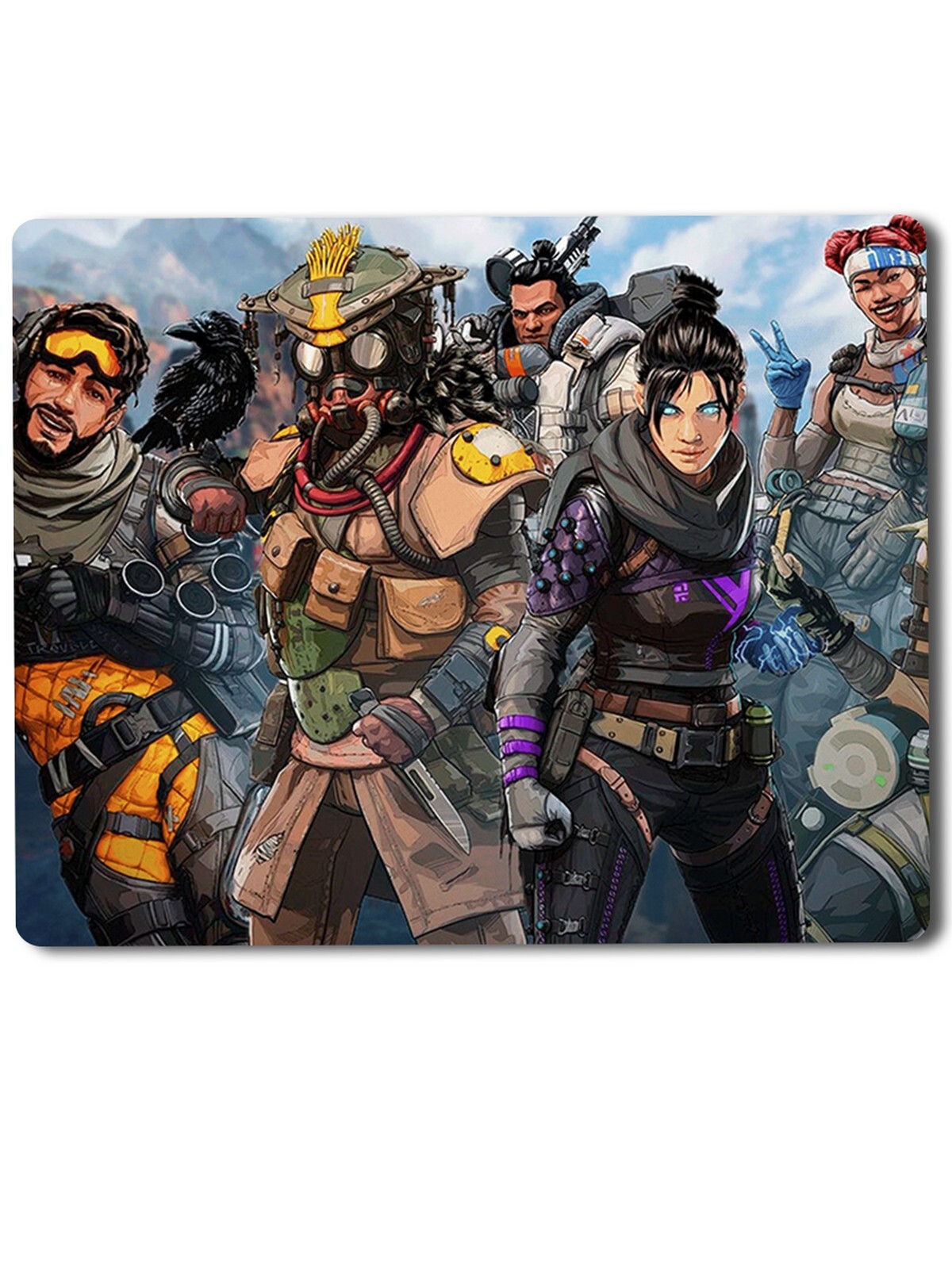 

Геймерский коврик Apex Legends -1, Apex Legends (апекс леджендс, онлайн, персонажи, игра, многопользовательская) -1