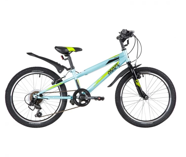 

Велосипед Novatrack Racer 20 2020  голубой, Racer 20