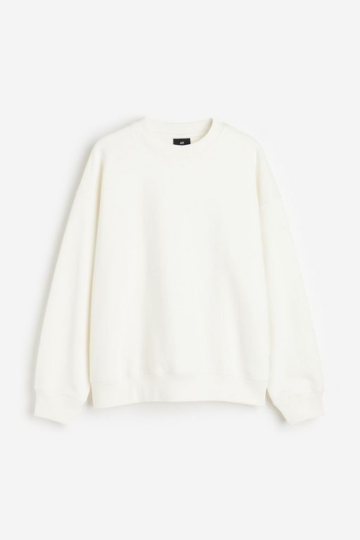 

Свитшот мужской H&M 1035204 белый XL, 1035204
