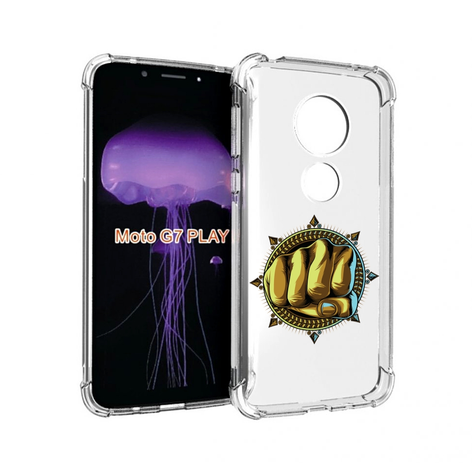 

Чехол MyPads кулак для Motorola Moto G7 Play, Прозрачный, Tocco
