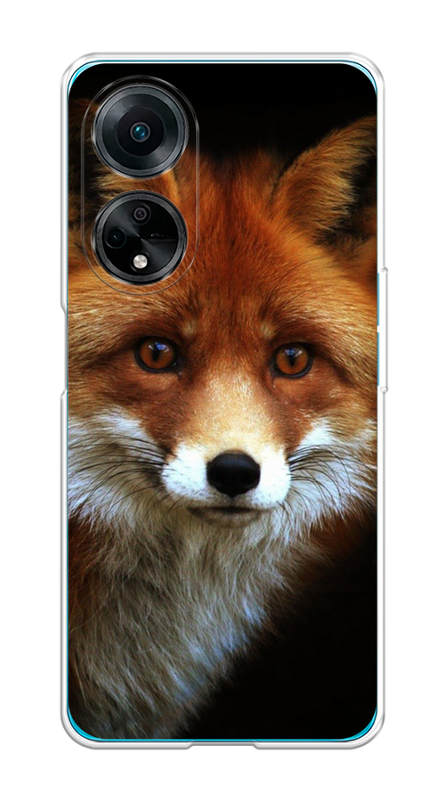 

Чехол на Oppo A98 "Лиса 2", Оранжевый;черный;серый, 2514450-1