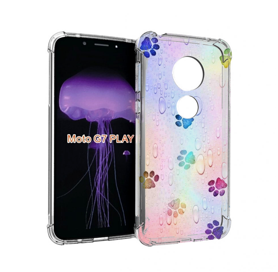 

Чехол MyPads лапки для Motorola Moto G7 Play, Прозрачный, Tocco