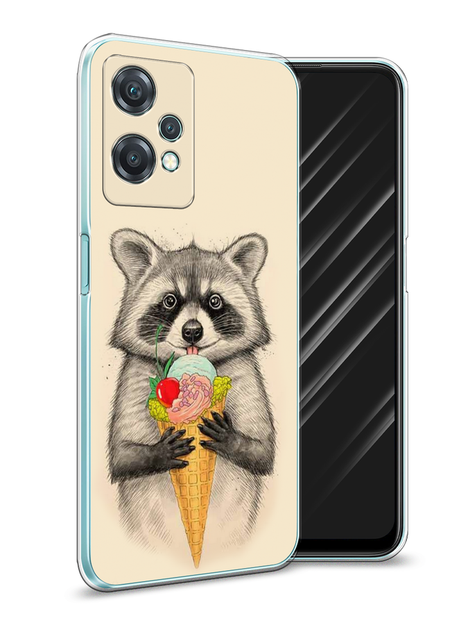 

Чехол Awog на OnePlus Nord CE 2 Lite 5G / ВанПлас Норд CE 2 Lite 5G "Енот с мороженым", Разноцветный, 152850-10
