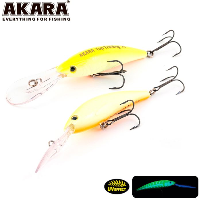 

Воблер Akara Top Trolling 110 мм 25 гр A14, Разноцветный, Top Trolling