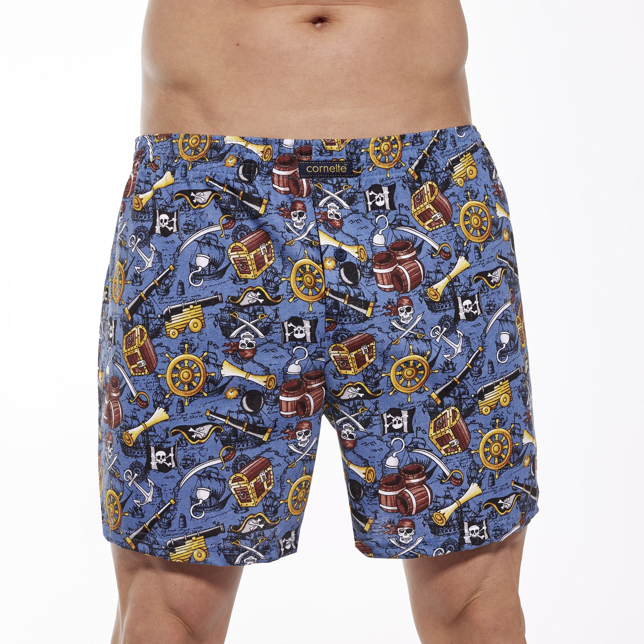 

Трусы мужские CORNETTE Classic 001 синие 2XL, Синий, Classic 001