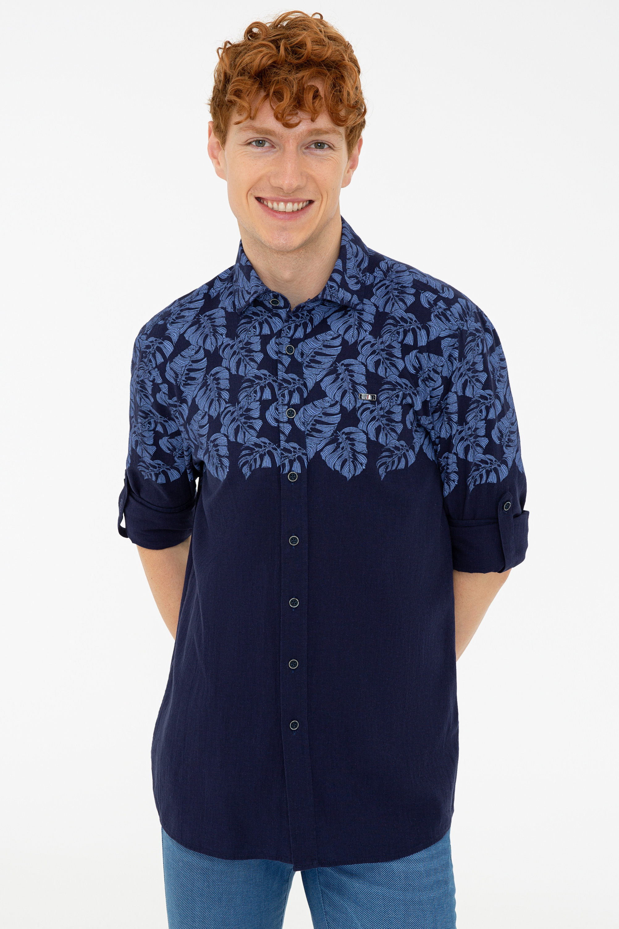 

Рубашка мужская U.S. POLO Assn. G081SZ0040MONSTERA синяя S, Синий, G081SZ0040MONSTERA