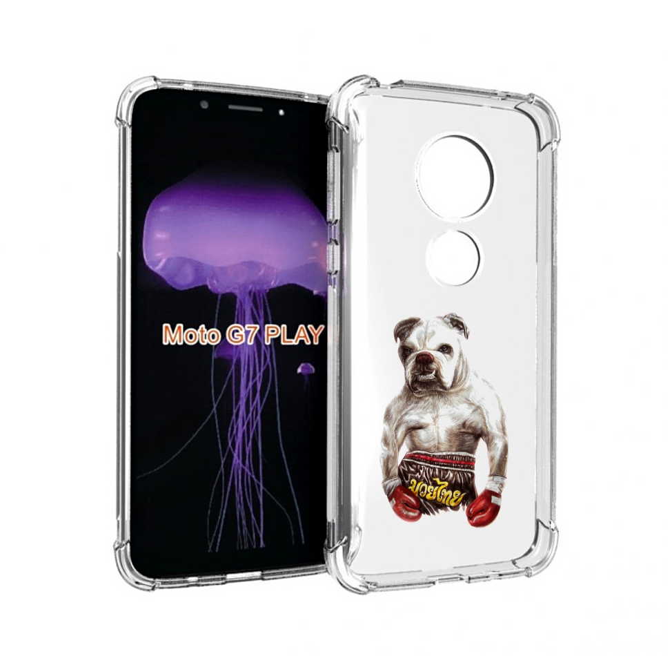 

Чехол MyPads боксер для Motorola Moto G7 Play, Прозрачный, Tocco