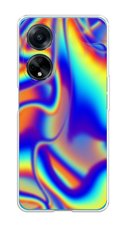 

Чехол на Oppo A98 "Яркая голограмма", Разноцветный, 2514450-3
