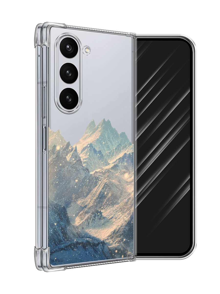 

Чехол Awog на Samsung Galaxy Z Fold 6 "Горы арт 2", Серый, 2109850-1