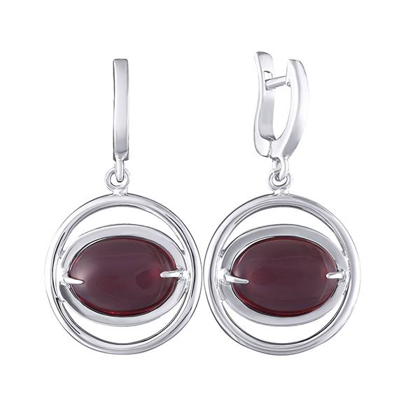 

Серьги подвески из серебра со стеклом ювелирным Element47 EB3065_SR_US_WG, EB3065_SR_US_WG