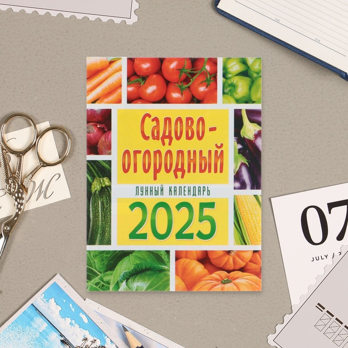 Календарь ЛиС Садово-огородный лунный календарь 2025 год, отрывной на магните 9,5х13 см