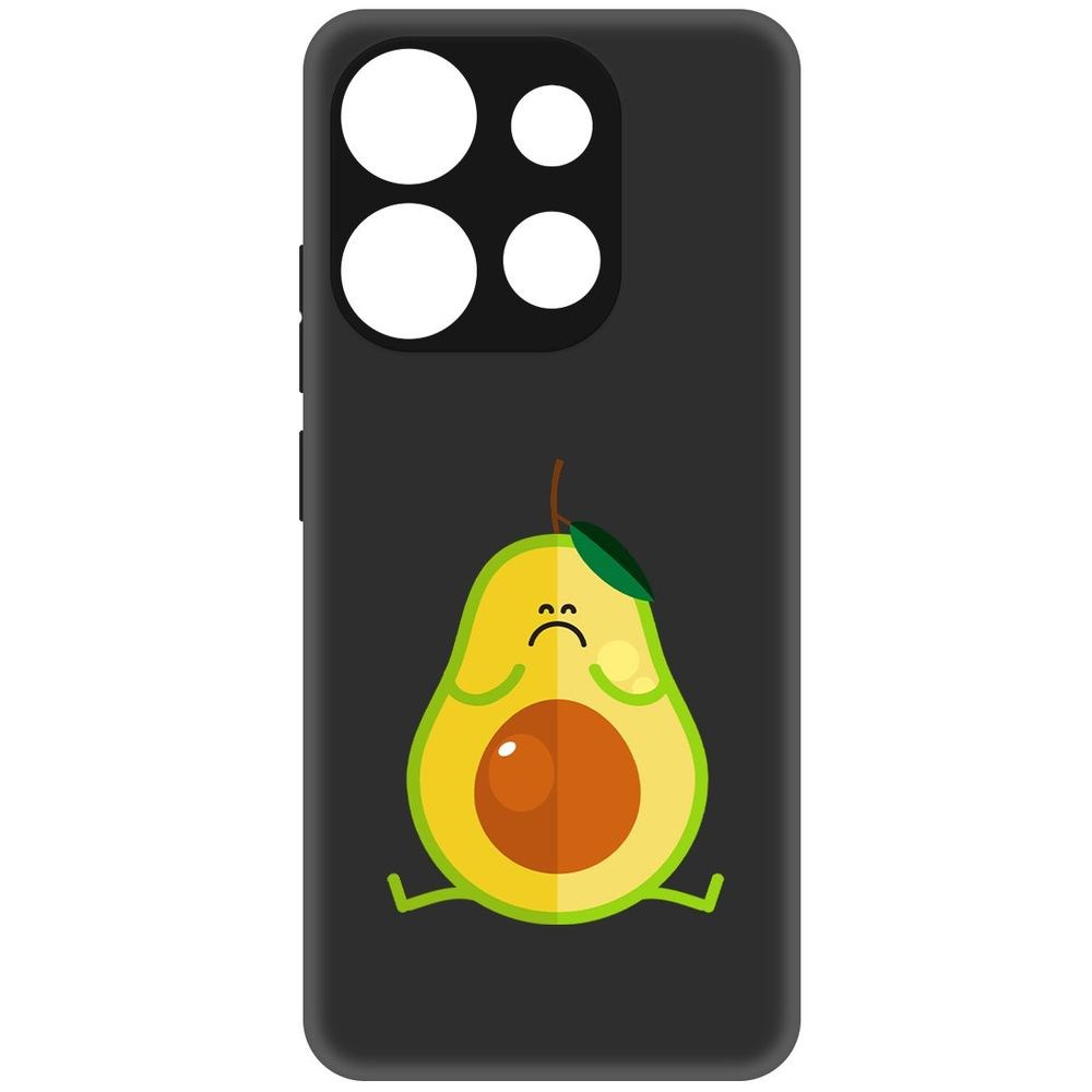 

Чехол-накладка Софт Авокадо Недовольный для Infinix Smart 7