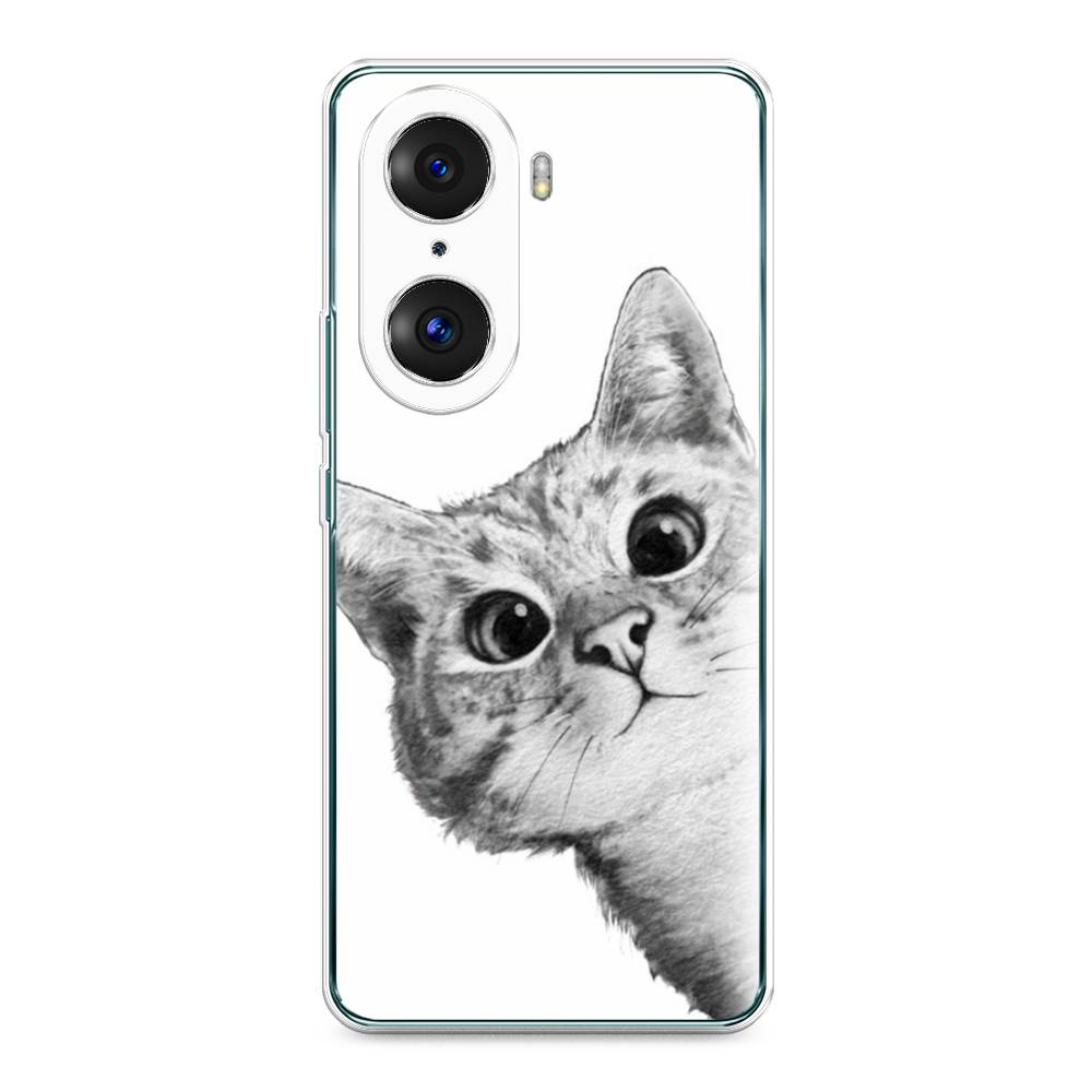 

Чехол Awog на Honor 60 Pro "Кот рисунок черно-белый", Разноцветный, 6106750-1