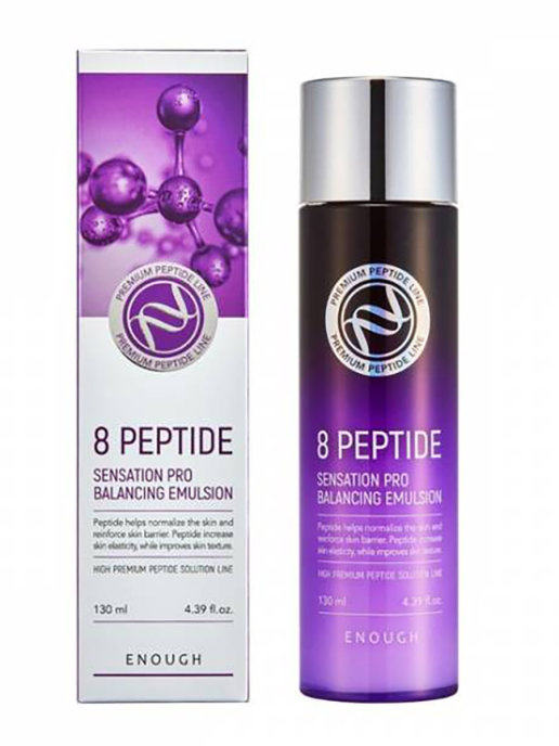 фото Антивозрастная эмульсия с пептидами enough 8 peptide senation pro emulsion 130 мл