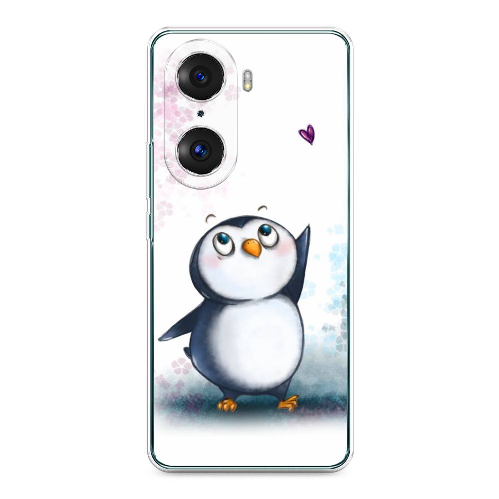 

Чехол Awog на Honor 60 Pro "Пингвин и сердечко", Разноцветный, 6106750-1