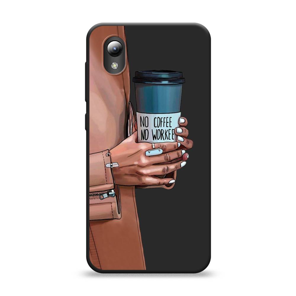 

Чехол Awog на ZTE Blade A3 (2019) / ЗТЕ Блэйд A3 (2019) "No coffee", Разноцветный, 132952-1