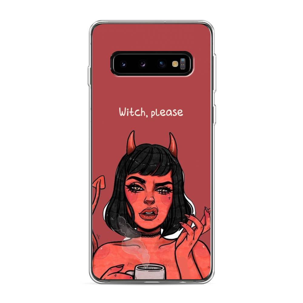 

Чехол Awog на Samsung Galaxy S10 "Evil Girl", Разноцветный, 27050-6