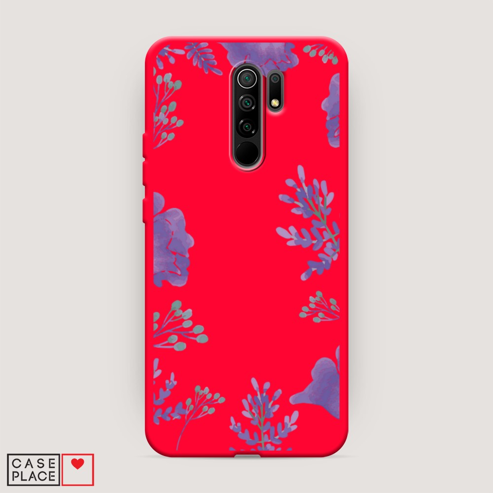 

Чехол Awog на Xiaomi Redmi 9 "Сиреневая цветочная рамка", Разноцветный, 38353-1