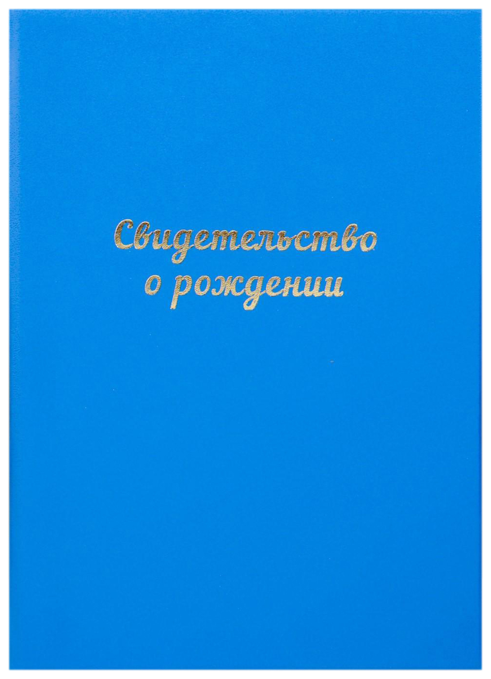 

Папка для свидетельства о рождении Синяя бумвинил, мягкая, А4, Синий