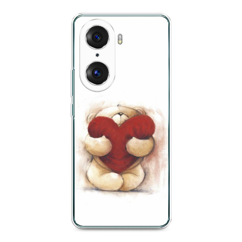 

Чехол Awog на Honor 60 Pro "Мишка с сердцем 1", Разноцветный, 6106750-6