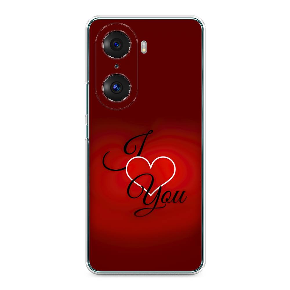 

Чехол Awog на Honor 60 Pro "I love you 3", Разноцветный, 6106750-6