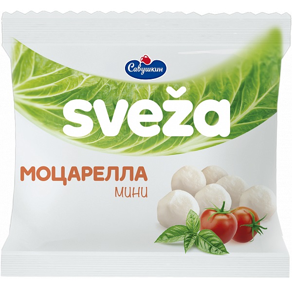 Сыр Савушкин Sveza Моцарелла мини 45% 10 г х 10 шт