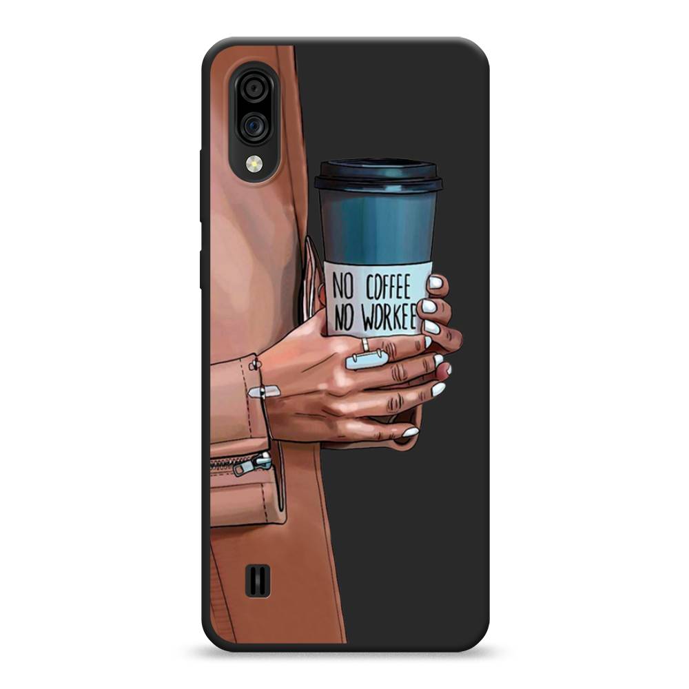 

Чехол Awog на ZTE Blade A51 lite / ЗТЕ Блэйд A51 lite "No coffee", Разноцветный, 134852-1